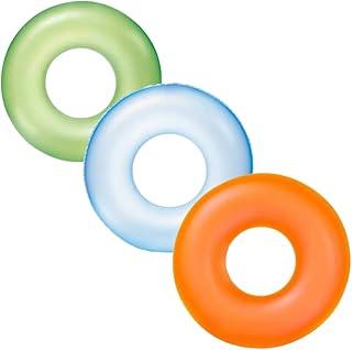 Kit 3 Boias Infláveis Neon 76cm Piscina Praia ou Decoração