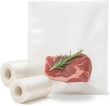 Rolo de Saco a Vácuo para Alimentos 25×500 cm Plástico com Ranhuras, Compatível com Seladora, Fácil de Cortar no Tamanho Desejado (1)