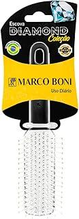 Marco Boni, Escova Uso Diario Retangular Pequena Diamond, 7684, Marco Boni, Transparente, 1 Unidade.
