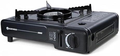 Guepardo, Fogareiro Horizontal Aço Esmaltado Regulador de Chama Acendimento Automático Portátil, UNO