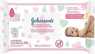 Lenços Umedecidos JOHNSON'S® Baby Proteção da Pele, 96 unidades