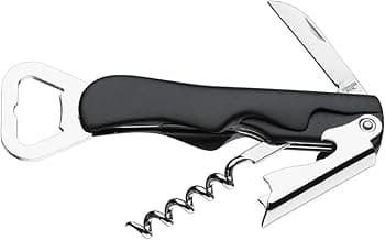 Brinox - Saca Rolhas/Abridor de Garrafas Acessórios de Vinho - Preto