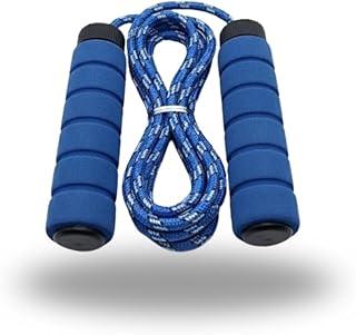 Corda de Pular para Exercícios Aeróbicos 2,8m em EVA e Borracha Leve, Resistente e Confortável, Ideal para Fitness, Emagrecimento, Cross Training e Treino Funcional