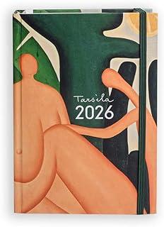 AGENDA PLANNER 2026 TARSILA DO AMARAL DIÁRIA PEQUENA ANTROPOFAGIA TECA PAPELARIA