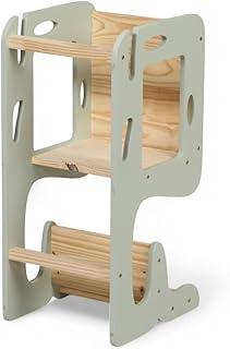 Torre Aprendizagem 4em1 Montessori Madeira Regulável InfantiL