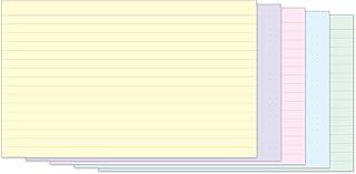 Tilibra - Ficha Colors - Número 3-5x8 50 Folhas -, 327191