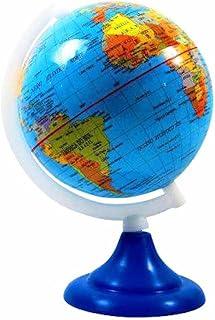 Western GL-30 Globo Terrestre Político, Azul, 8.5 cm