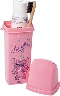 Dental Case Porta Escova de Dente Angel Stitch Plásutil