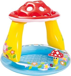 Piscina Cogumelo Divertido 45 L com cobertura com 29.24% de desconto por R$ 82,00 na amazon
