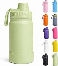 Garrafa Térmica Infantil 350ml com Bico Antivazamento e Alça de Transporte (Verde)