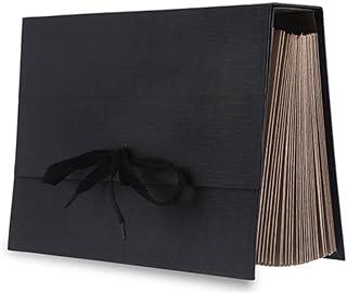 Pasta Sanfonada Duplicata com 31 Divisórias (A-Z/1-31), Dello, 0701.P.0005, Preto