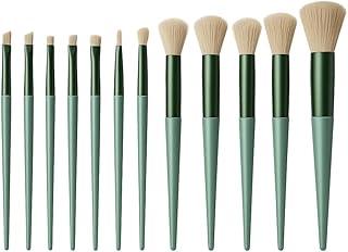 Kit 13 Pincéis de Maquiagem Profissional – Design Elegante com Cerdas Sintéticas Macias – Ideal para Rosto e Olhos