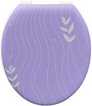 Tampa de Vaso Sanitário Almofadada Universal Estampada com Espuma (LILÁS)