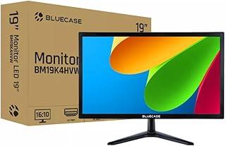 Monitor Bluecase BM19K4HVW, 19 Polegadas, HD 1440x900, LED, Design Slim, Ângulo de Visão Amplo, Cores Vivas