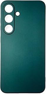 Capinha Capa Case Compativel com Samsung Galaxy S25 Silicone Macia Aveludada Forro Interno Com Proteção De Câmera Verde Militar