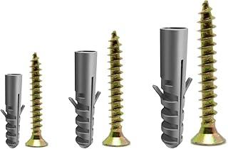 Kit Buchas Fixação 6-8 - 10 com Parafusos Philips Kit Bucha Parede