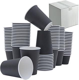Copo Papel 60ml Preto Descartável Café Biodegradável - 500un