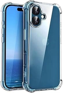 Capinha iPhone 16 Transparente Premium | Silicone Antichoque e Anti-Amarelamento