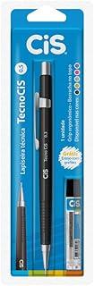 Lapiseira Técnica 0.5mm + Grafite, CiS, TecnoCis, 250.5001, Preto, 1 Unidade