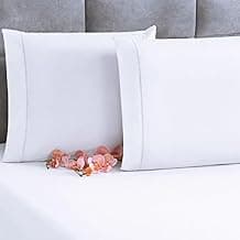 4 Fronha Avulsa Percal 200 Fios Algodão Ponto Palito Branca com 43.9% de desconto por R$ 44,99 na amazon