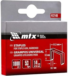 MTX Grampos 14 Mm Temperado Para Grampeadores Tipo 53 1000