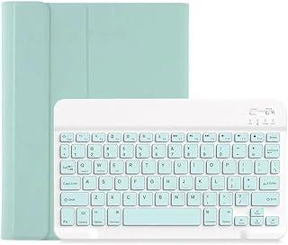 Capa Para Tablet Com Teclado Bluetooth Para 5ª/6ª Geração,iPad Air1/Air2,iPad Pro 9.7 Polegadas (Verde Claro, Teclado comum)