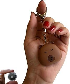 Case Chaveiro em Silicone Premium para AirTag, Ultra Resistente, Antirrisco e Fácil de Instalar, Ideal para Chaves, Mochilas e Coleiras, Design Moderno e Durável (Capivara)