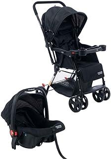 Carrinho de Bebê com Bebê Conforto 2 em 1 Youturn Maxi Baby (Preto)
