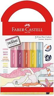 Caneta Ponta Porosa Fina com Cheirinho Faber-Castell, Fine Pen Colors Revigora & Energiza, 0.4 - FPB/ES5REZF