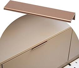 10 Puxadores De Gaveta Slim Alumínio Tito C/Parafusos 9,6cm (Cobre Fosco)