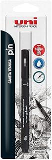 Caneta Técnica 0.3 mm Pin Fine Line, Uni-Ball, Preta, Blister com 1 unidade