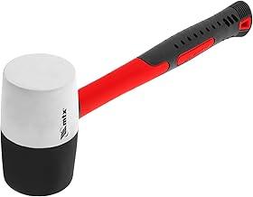 MTX Martelo de Borracha Preta e Branca 450 g – Cabo em Fibra de Vidro Antiderrapante