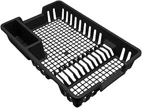 Escorredor De Louça De Plástico 44x29x8cm - Preto