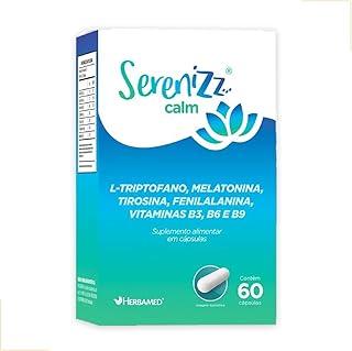 Suplemento Serenizz Calm Herbamed 60 cáps - Triptofano e Vitaminas para Auxiliar na Tranquilidade e Adormecer