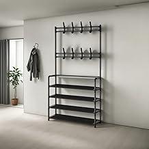 Organizador de Roupa Cabideiro Sapateira Multiuso com Gancho