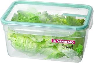 Sanremo - Pote Plástico Hermético de 3,5 Litros e Tampa com Travas, Linha Freshy