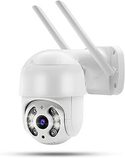Câmera IP Sem Fio de Segurança Externa HD, Câmera Doméstica Inteligente de Visão Noturna Infravermelha Sem Fio, IP66 à Prova d'água e à Prova de Poeira, Chamada de Voz Bidirecional