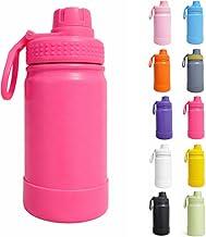 Garrafa Térmica Infantil 350ml com Bico Antivazamento e Alça de Transporte (Rosa choque)