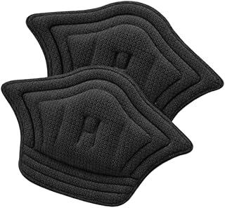 2 Par Palmilha Protetor Calcanhar Ajuste Tenis Evita Calos (Preto)