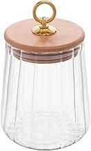 WOLFF - Porta Mantimento de Vidro Borossilicato com Tampa de Bambu Classic 650ml