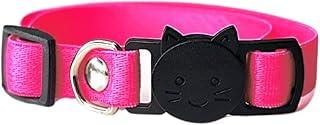 IDENTIFICAÇÃO PET Coleira Anti Enforcamento para Gato Elástica Rosa 15-25cm