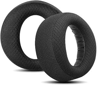 Espumas Para Headset Sony 3d Pulse Ps5 Almofadas (Preto Tecido Mesh)