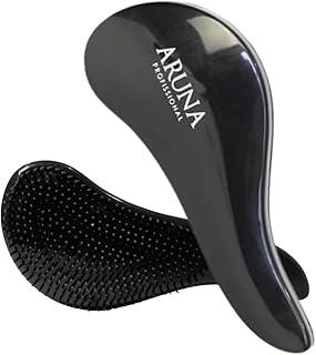 Escova Mágica de Cabelo - Circulação Sanguínea do Couro Cabeludo e Ação Anti-frizz - Escove seus Cabelos sem Quebrar e Danificar os Fios (Preta)