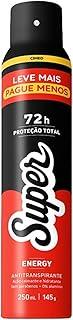 Desodorante Antitranspirante Super 72h Protecao Total Energy Acao Calmante e Hidratacao 0% Aluminio Sem Parabenos Leve+ Pague- 250ml Cimed