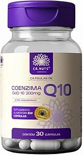 Coenzima Q10 200mg Ca.nuts | Ubiquinona COQ10 Premium Ultra concentrado (1 Pote - 30 Cápsulas)