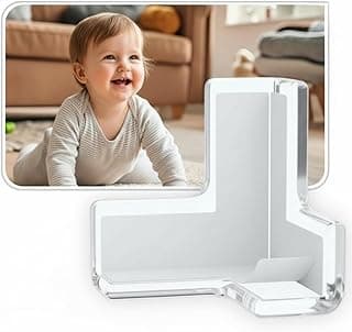 Kit 10 Protetor de Quina para Bebê e Idoso Silicone Transparente Anti Impacto Fácil Instalação Segurança Infantil