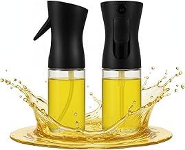 Borrifador Spray para Azeite e Óleo 200ml – Dispenser Pulverizador para Temperos, Vinagre e Molhos – Uso Doméstico e Culinário – Galheteiro Reutilizável e Anti-Respingos para Cozinha (PRETO)
