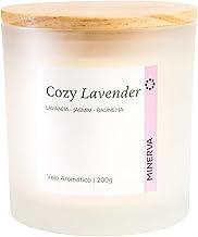 MINERVA - Vela Aromática Aromatizada Perfumada - 200g (Cozy Lavender)