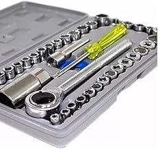 Jogo de Chaves Soquetes Sextavado com Catraca 40 Peças + Maleta: Versatilidade e Organização em um Kit Completo