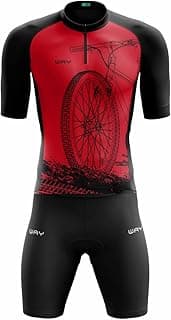Conjunto de Ciclismo Masculino Camisa e Bermuda Acolchoada